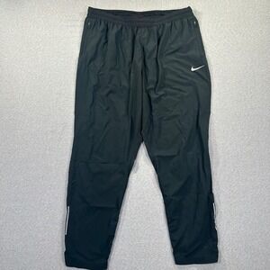 Nike Essential Running Pants Women XL 7/8 Trousers Black Lightweight CD8218-010